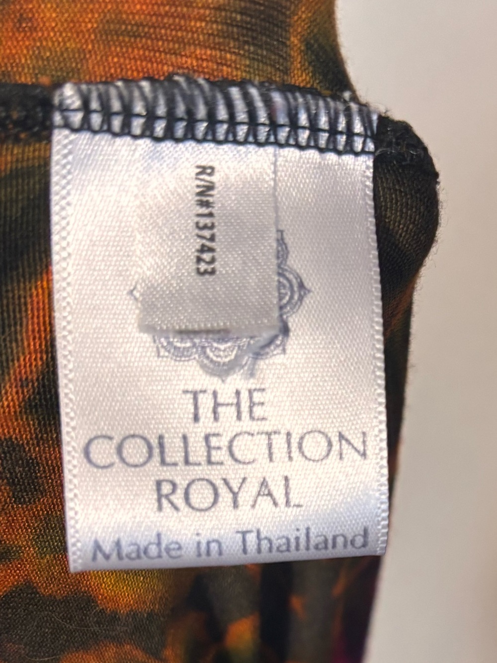The Collection Royal Tie Dye Tiered Pants L/XL - Picture 2 of 6